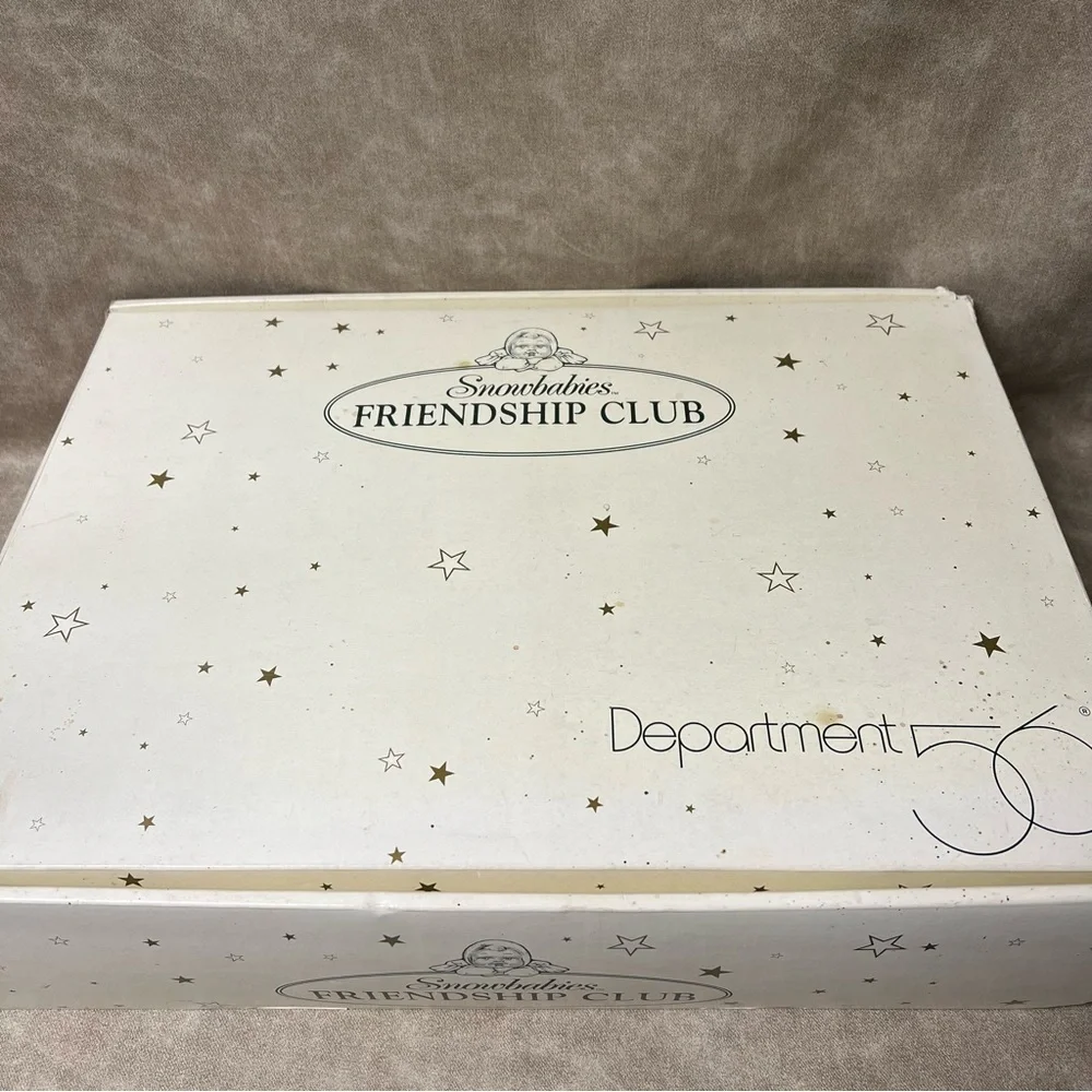 Vintage Dept 56-Snowbabies-Friendship Club 1998-1999 Collectors Box